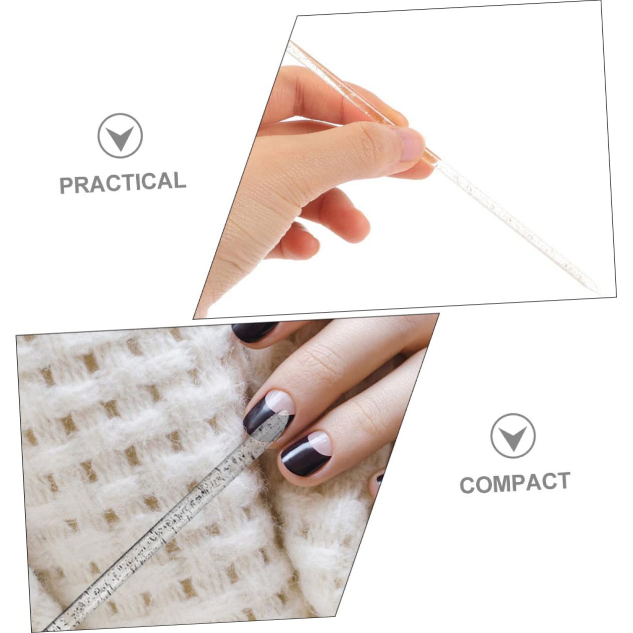 WOONEKY 200pcs Nail Dotting Tools Manicure Sticks for Nail Art Multi- for Detailed Designs and Cleaning Cuticles