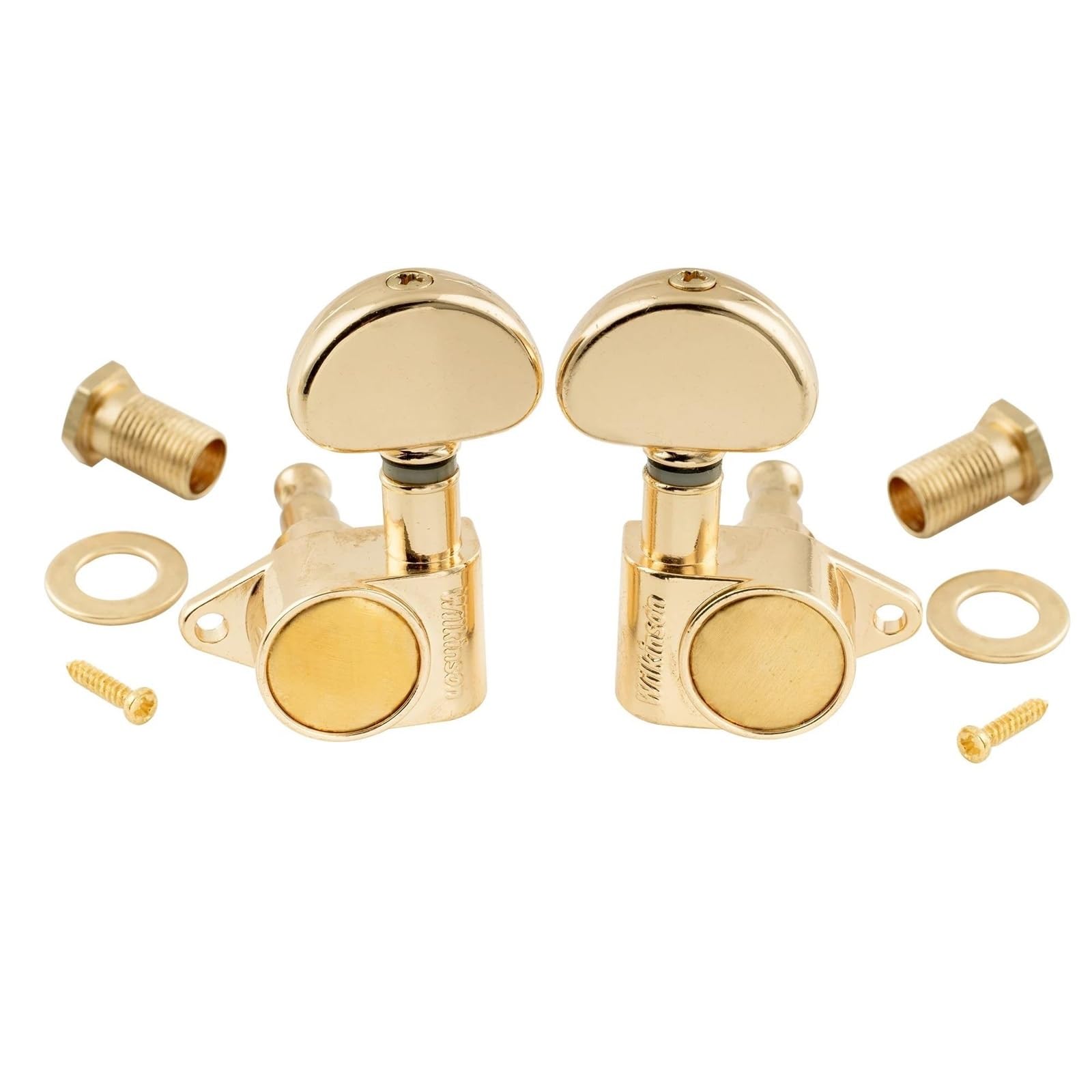 Clés D'accordage De Guitare Mécaniques 3R3L 19:1 Entièrement Scellées(Gold)