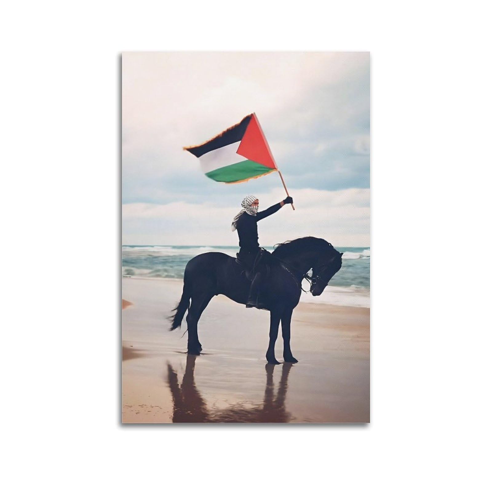 XKUGA World Peace Anti-War Freedom Palestine Gaza Poster Modern Decorative Canvas Prints - Ideal Wall Art for Family, Man Cave, Game Room, Boys & Girls Bedroom 20x30inch(50x75cm)