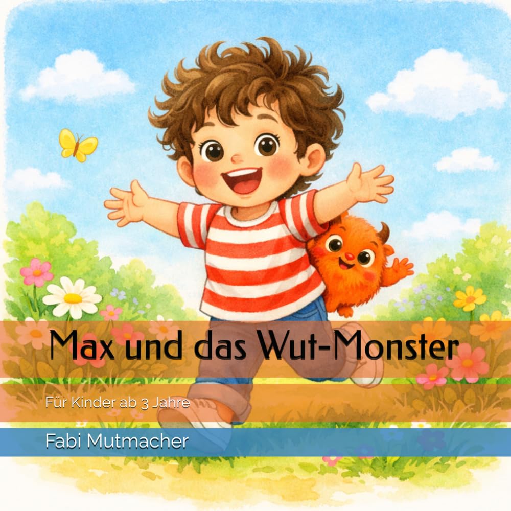 Max und das Wut-Monster: Ein Bilderbuch über Gefühle für Kinder ab 3 Jahren