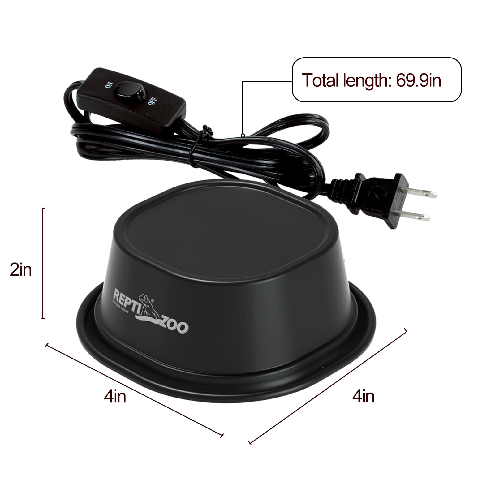 G9 Reptile Heat Lamp Bulb and Light Fixture with Safety Mesh, G9 Mini Heat Bulb 50W Warm White, UVA Reptile Heat Lamp and Basking Lampshade for Bearded Dragon Gecko Turtle Lizard Snake - image 7