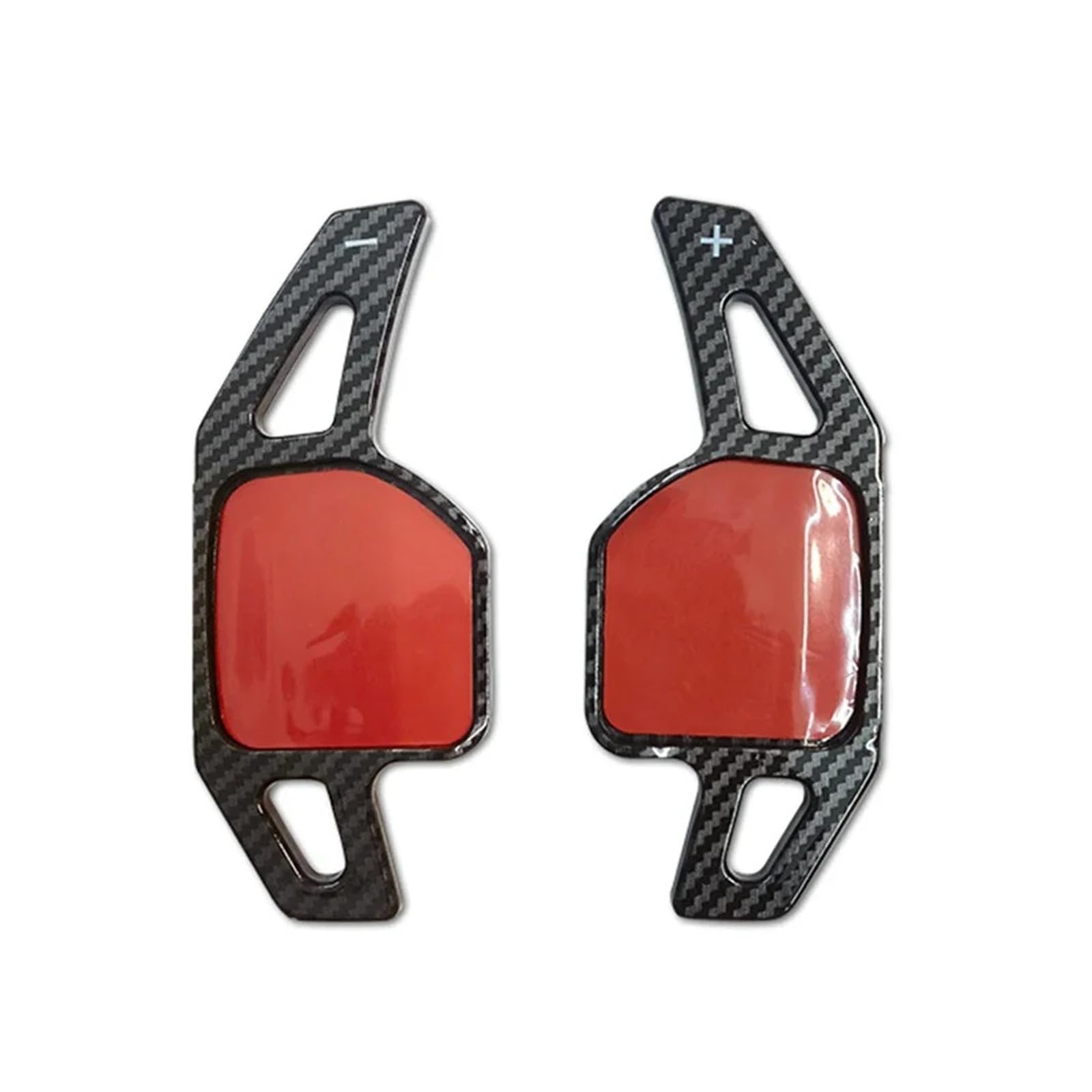 Xxiucj Car Paddle Shifter Extensions for A3 for A4L for A5 for A6L for A7 for A8 for S3 S5 SQ5 for RS3 R8 for Q3 for Q5 for Q7 for S6 S7 Car Gear Shift Paddles(Black Carbon Fiber)