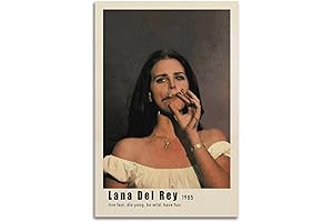 Lush Lana Del Rey Album Cover Poster- Vintage Rock and Roll Bedroom Decor