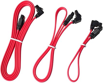 Amazon Eluteng Sataケーブル 下l 1m 0 5m 0 25m 3点セット ラッチ付 延長 Sata3 0 コード Hdd Ssd ストレート タイプ シリアルata3 Cable コネクタ 高速度 データ転送 6gbps対応 25cm 50cm 100cm 短い
