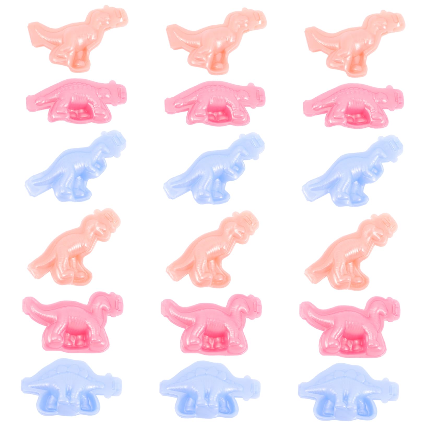 Gadpiparty 18Pcs Color Dough Dinosaur Molds Tools for Creative DIY Dinosaur Clay Crafts for Parties Classroom Activities Random Color Designs