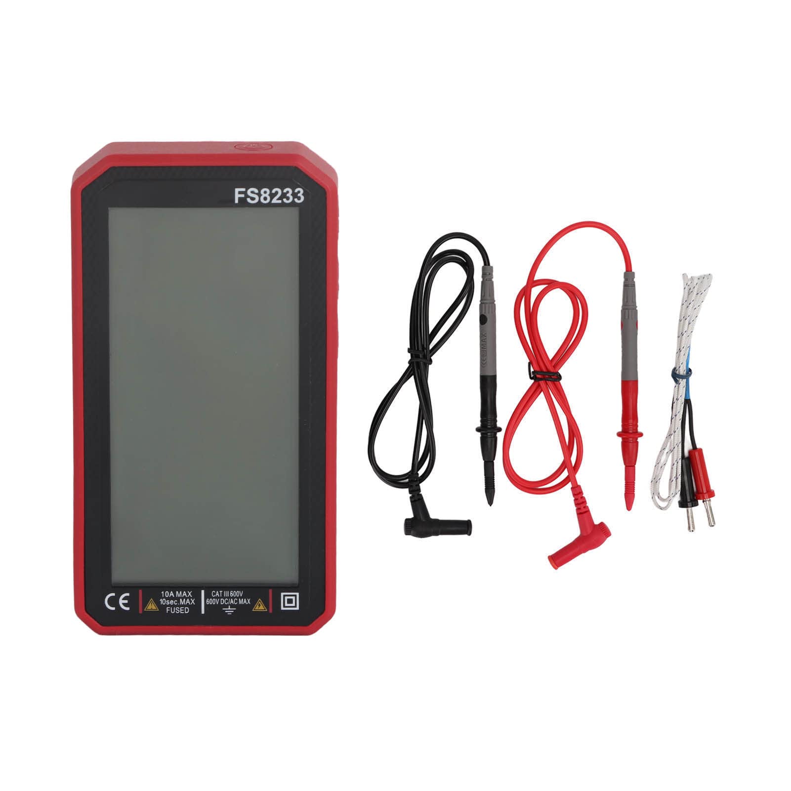 ANKROYU FS8233 Digital Multimeter, ABS Large Screen Resist Capacitance Meter, Wear Resist Handheld Current Tester for Household Outlet
