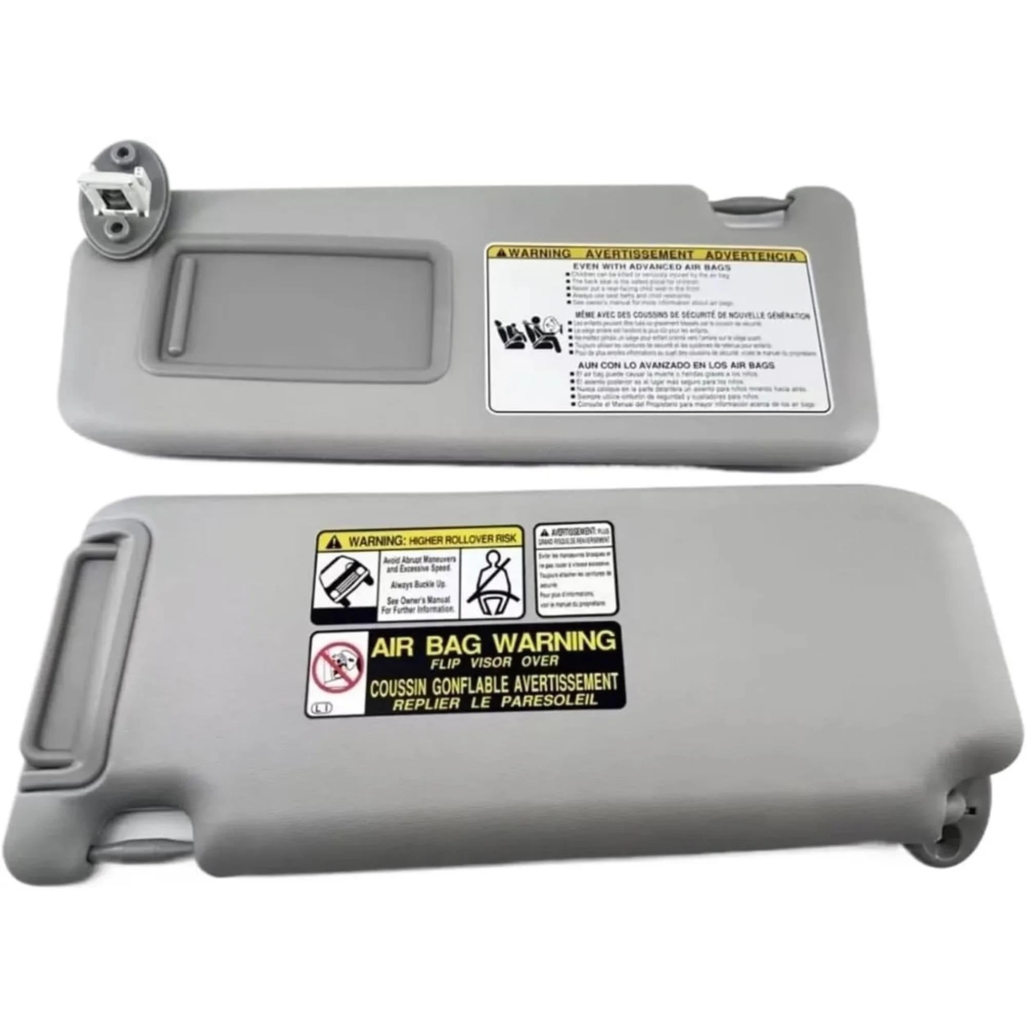 Tendine Parasole Auto Auto Visiera Parasole Per Toyota Per RAV4 2013-2018 Interni Sun Shield Bordo 74310-42593-B1 74320-42595-B1 Parasole Parabrezza(Gray 1 Pair)