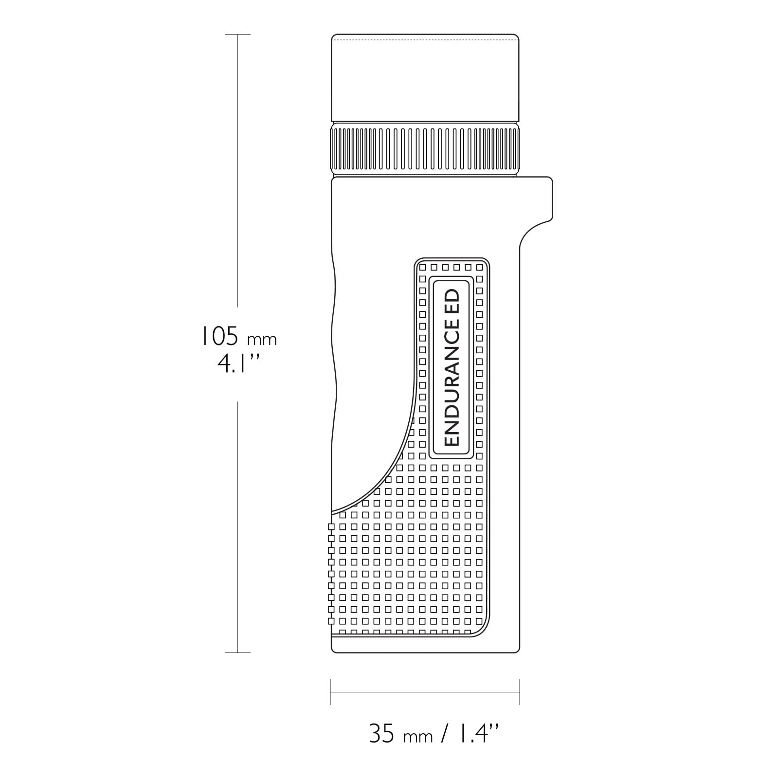 Hawke Endurance ED 10x25 Monoculare - Verde