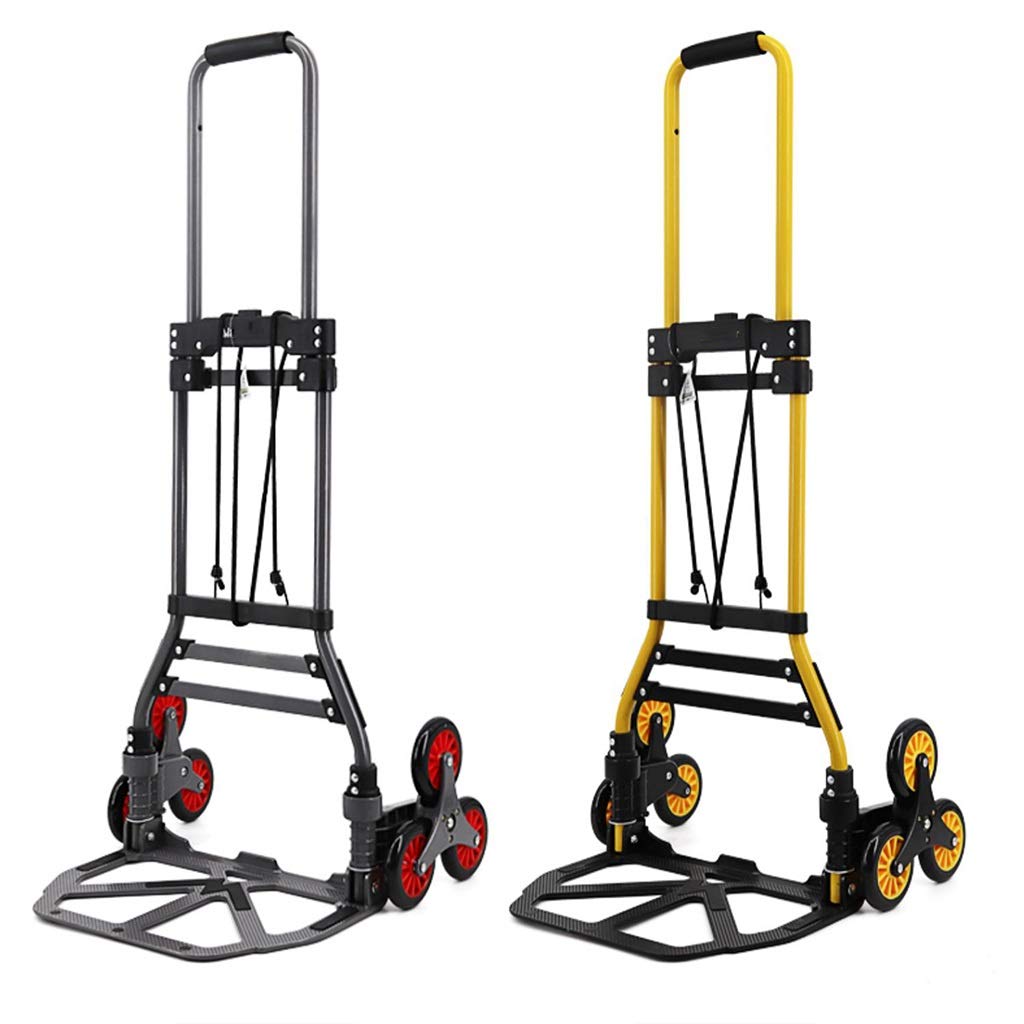 Camion a Mano Supermercato Portatile Carrello Della Spesa Drogheria, Carrello per Scale Rampicanti, Carrello per la Casa, Pull Merci Pieghevole, Carrello Pieghevole in Lega Di Alluminio, Carrel