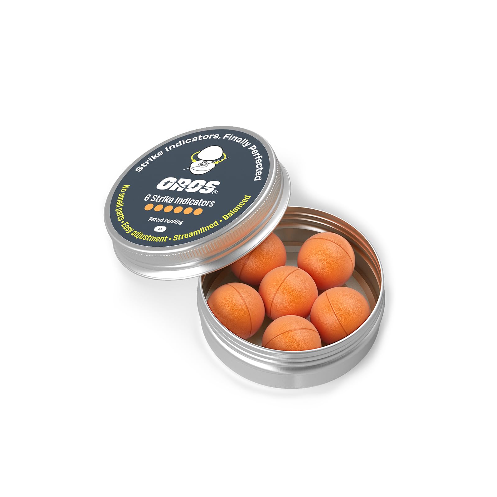 Oros Strike Indicators for Fly Fishing, Reusable Foam Nymph Indicators, High Visibility Trout Fishing Float, Assorted Sizes