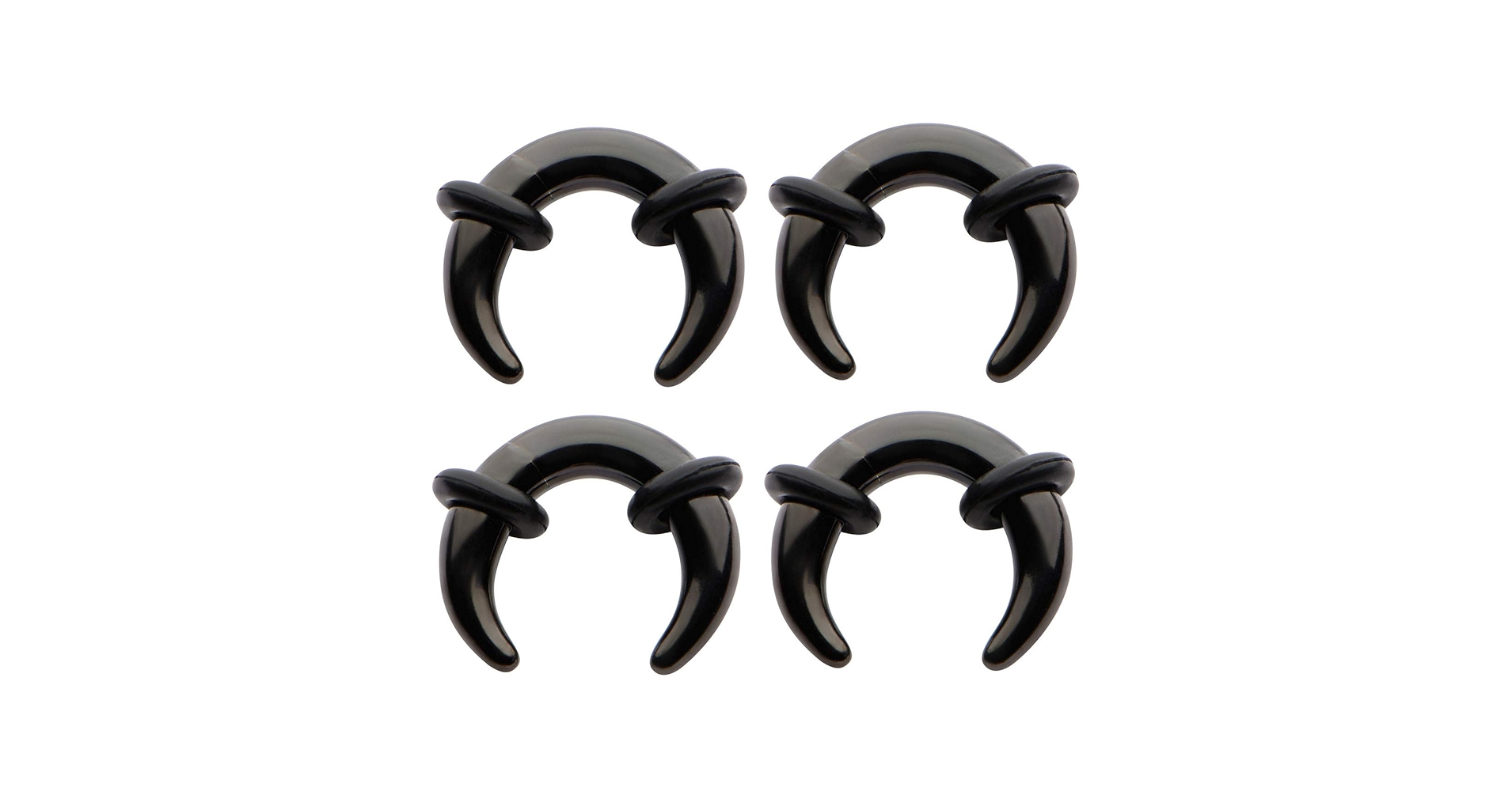 Amazon.com: Zaya Body Jewelry 8g 10g 12g 14g Black Steel