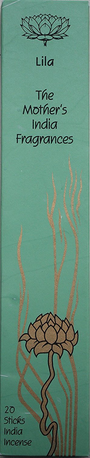 The Mother's India Fragrances Green Lila Fair Trade Handmade Incense 20 Incense Sticks
