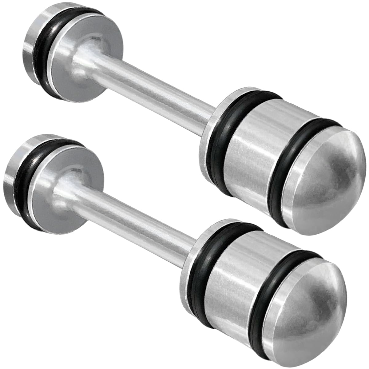2Set Ls Barbell, Aluminum Oil Diverter ls Barbell Fits for Gen III &amp; IV Engines LS1 LS2 LS3 LQ4 LQ9 LS6 L33 L92 L99 4.8L 5.3L 5.7L 6.0L 6.2L ls oil barbell 6061-T6 Aluminum Alloy Material