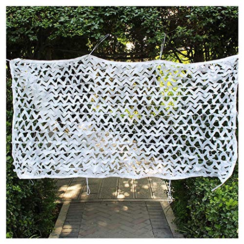Tarnnetz Weiß 3m x 4m Leichtes Armee-Tarnnetz for Gartenterrasse Pavillon Balkon Pergola Dekorationsbeständiger Camping… – Bild 7