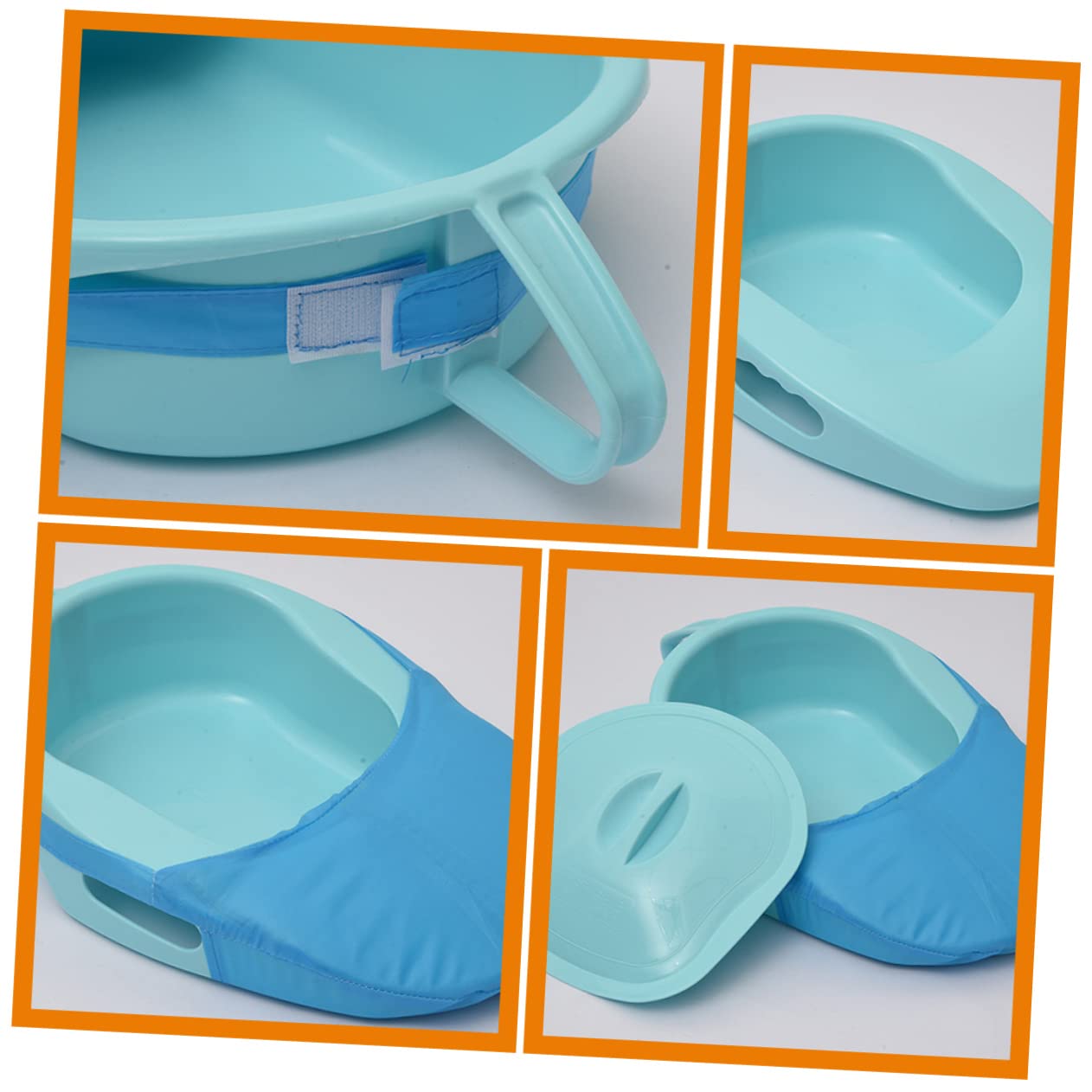 BCOATH Bedpan for Elderly Women/Men Plastic Urinal Home Car Camping Portable Toilets Easy Clean Comfortable Design