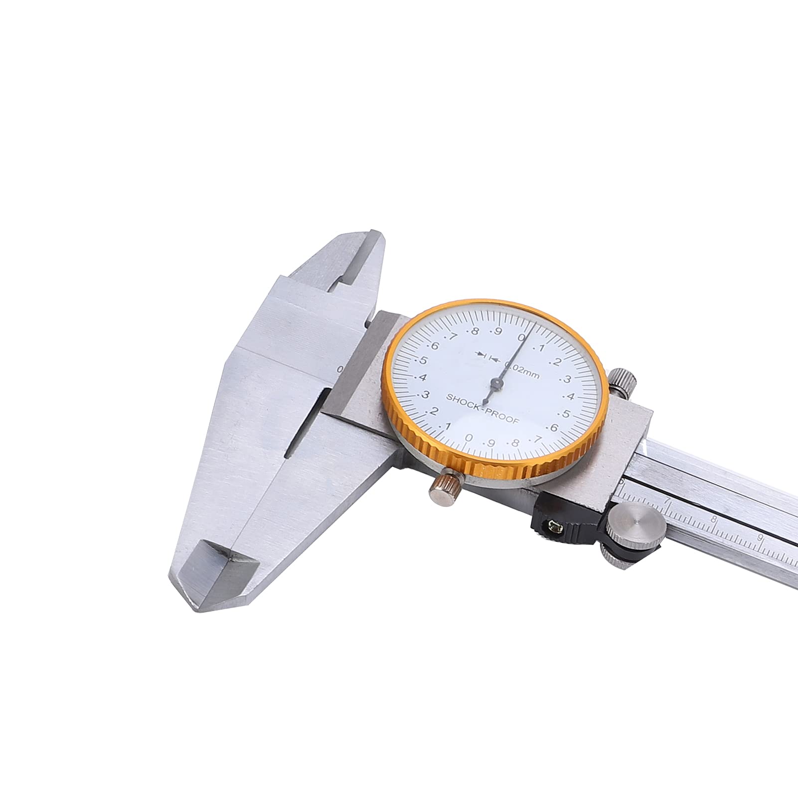 Suwmiarka Cyfrowa, Stalowa Wodoodporna Suwmiarka z Dużym Wyświetlaczem LCD i Etui do Przechowywania, Narzędzie Pomiarowe, 0-300 Mm z przezroczystą tarczą, Stalowa Ręczna Linijka