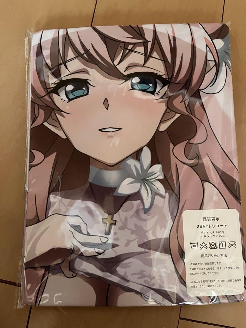 戦姫絶唱シンフォギア 抱き枕力バー 暁切歌 ウエディングビキニ ver. 絡み