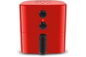 Elite Gourmet EAF-3218R Space Saving Compact Personal Electric Hot Air Fryer