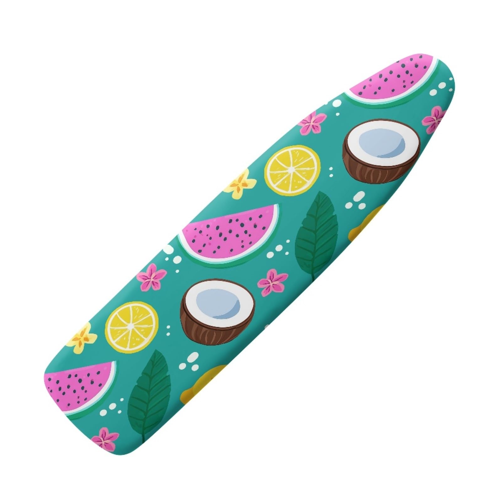 Elasticated Ironing Board Covers 125 X 45 Pink And Green Universal iron board covers and Padding,Adjustable Fastener,Durable,Washable,Easy to Install,Slip-resistant and heat-resistan
