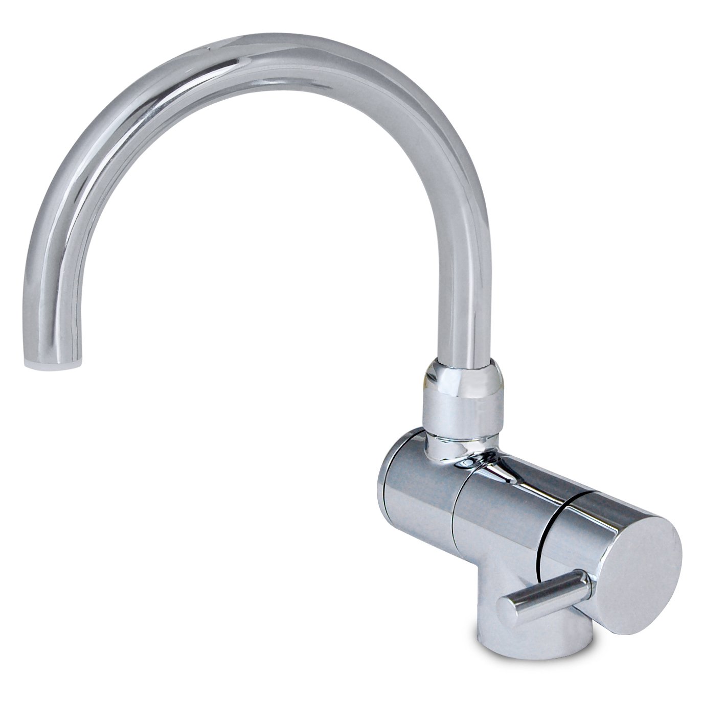 Ambassador Marine Elite "Arc" Spout Folding Tap, Chrome