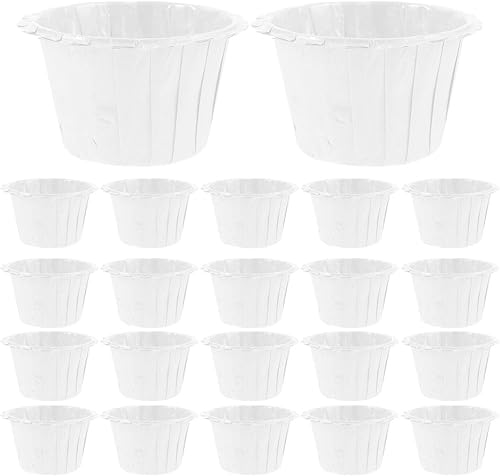 HEMOTON Taza de papel para tartas, 100 piezas de papel para magdalenas, funda para hornear, accesorios para despedidas de soltera, fiestas de