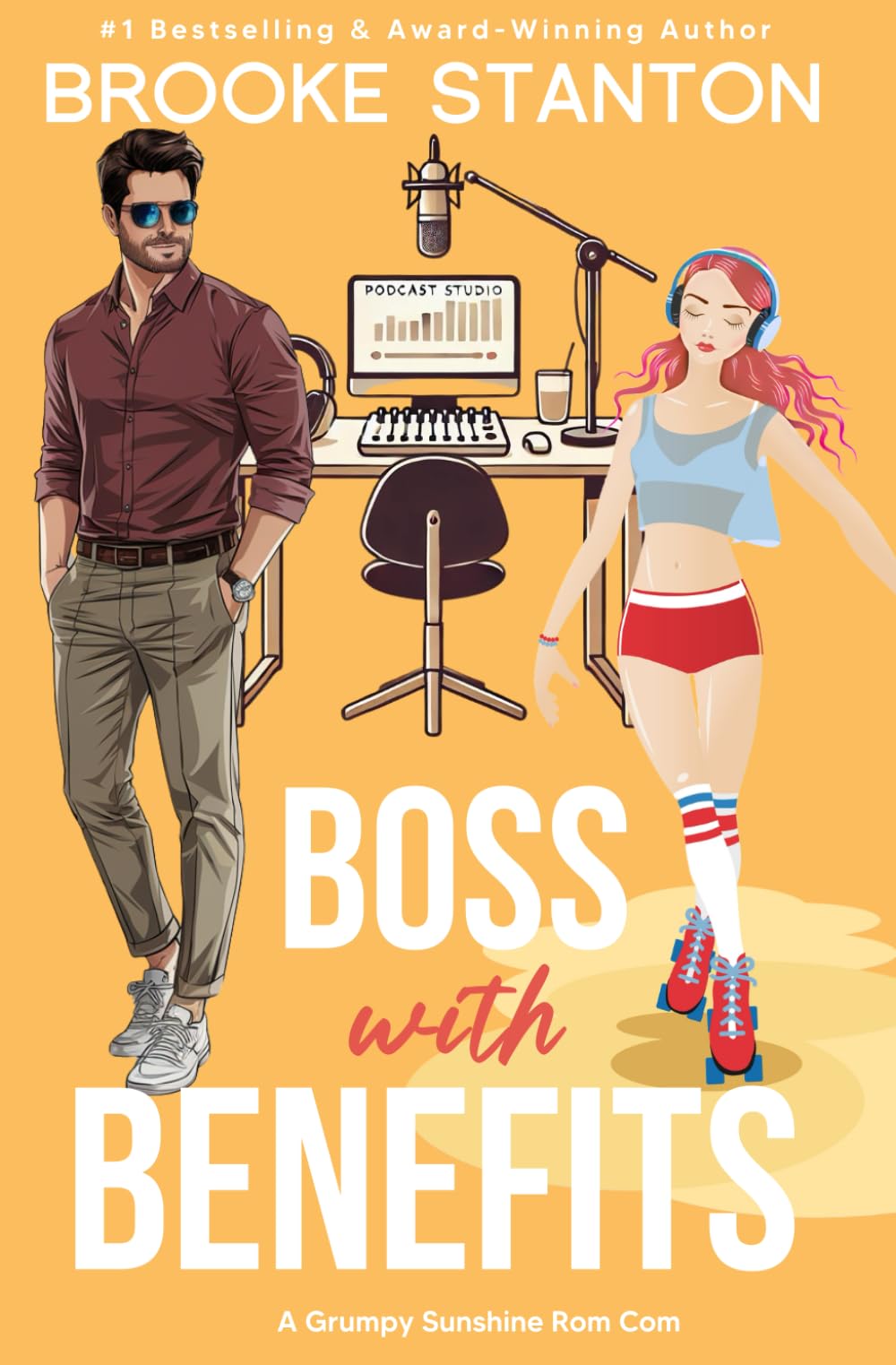 Boss with Benefits: A Grumpy Sunshine Rom Com (Madly Bad at Love)