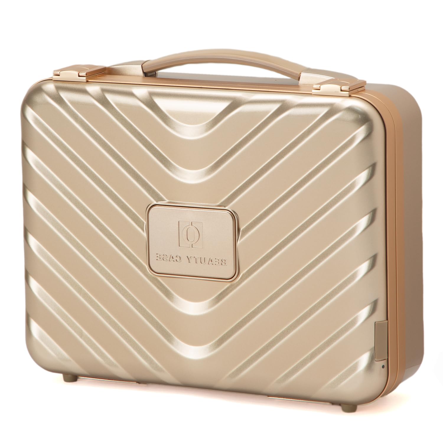 Trousse de Maquillage de Voyage avec Miroir éclairé, 3 Couleurs, Organisateur de cosmétiques, luminosité réglable, boîte de Rangement Portable pour pinceaux de