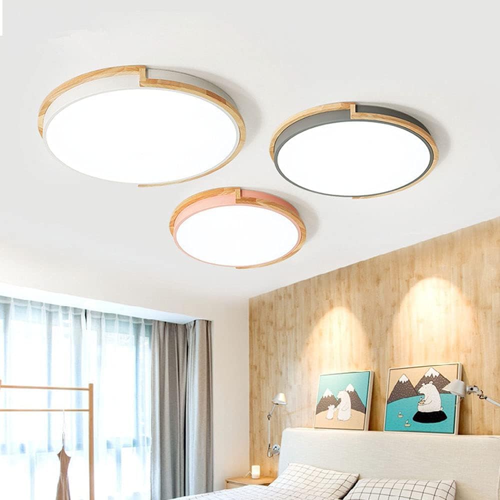 Lampa Sufitowa Led-plafondlamp Inbouw 3200lm Driekleurig licht Dimbaar Plafondverlichtingsarmatuur Ronde platte plafondlamp Energiebesparend voor slaapkamer Hal Keuken Woonkamer Biuro
