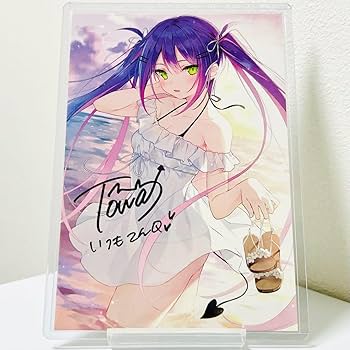 Amazon.co.jp: 常闇トワ 誕生記念2020 サイン入りポストカード