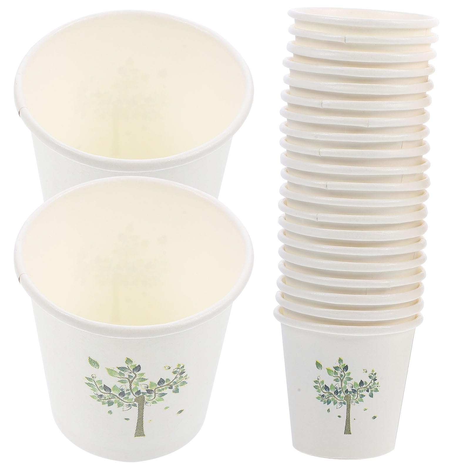 LABRIMP Vasos de Papel 500 Pcs 3 Oz 60ml para Fiestas Desechables y Seguros para Bebidas Simples y Eventos Sociales