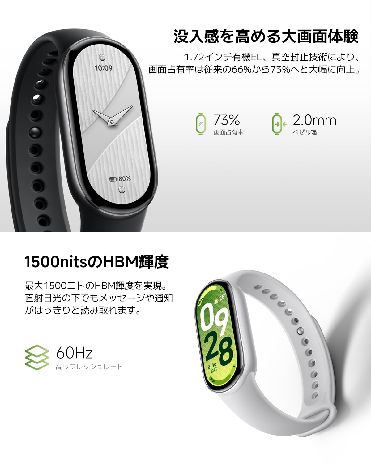 Amazon.co.jp: Xiaomi Smart Band 10 スマートウォッチ シャオミ