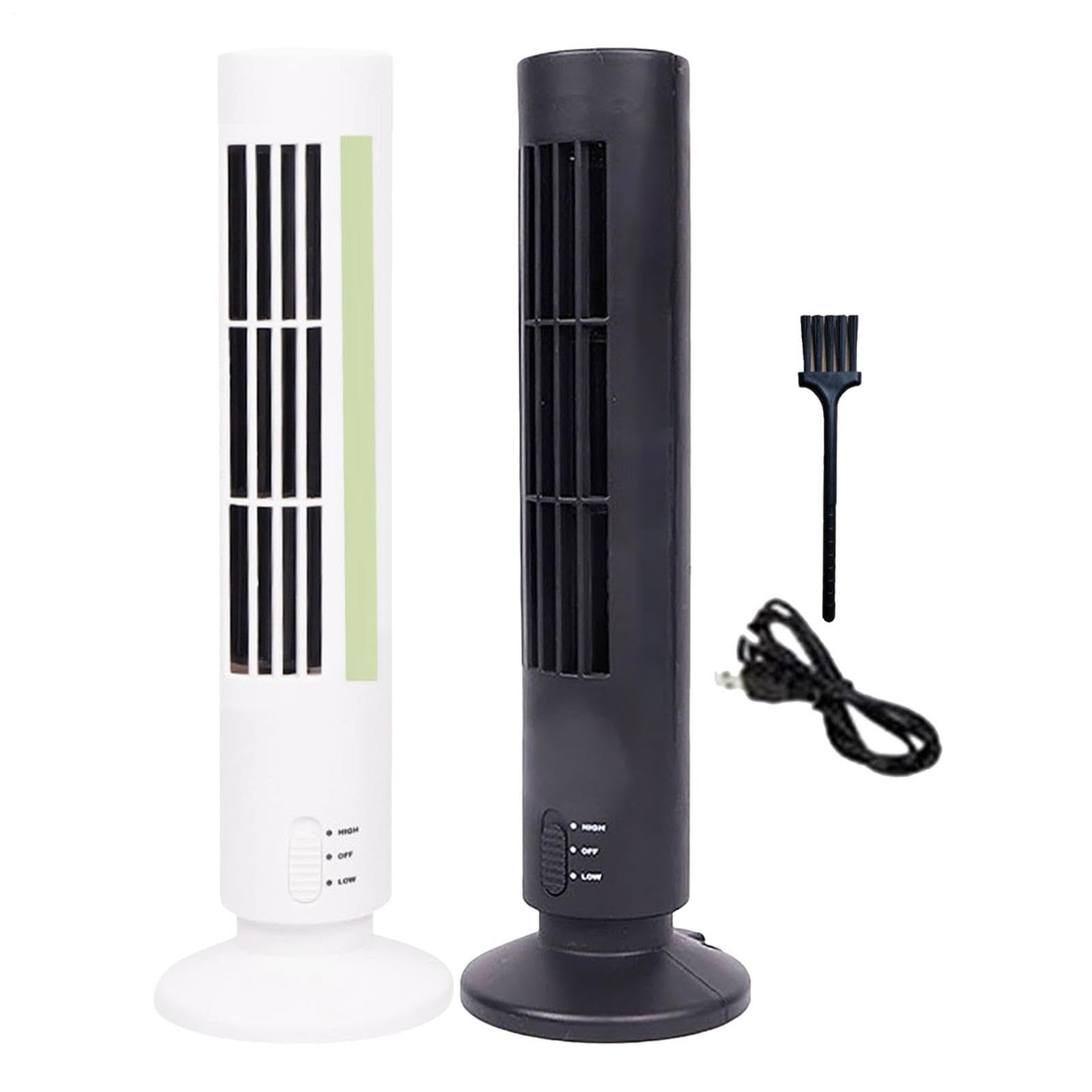 Ventilateur tour sans pales USB à 2 vitesses pour bureau et voyage