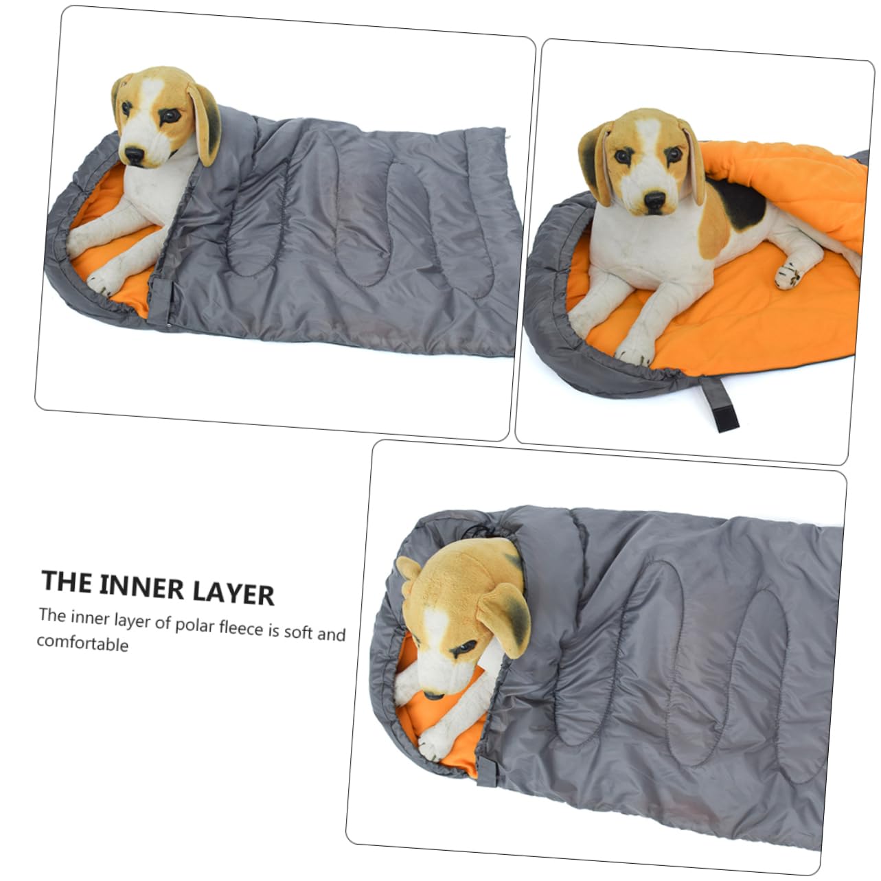SOIMISS Hundeschlafsack Faltbar aus Polyester und Polarfleece