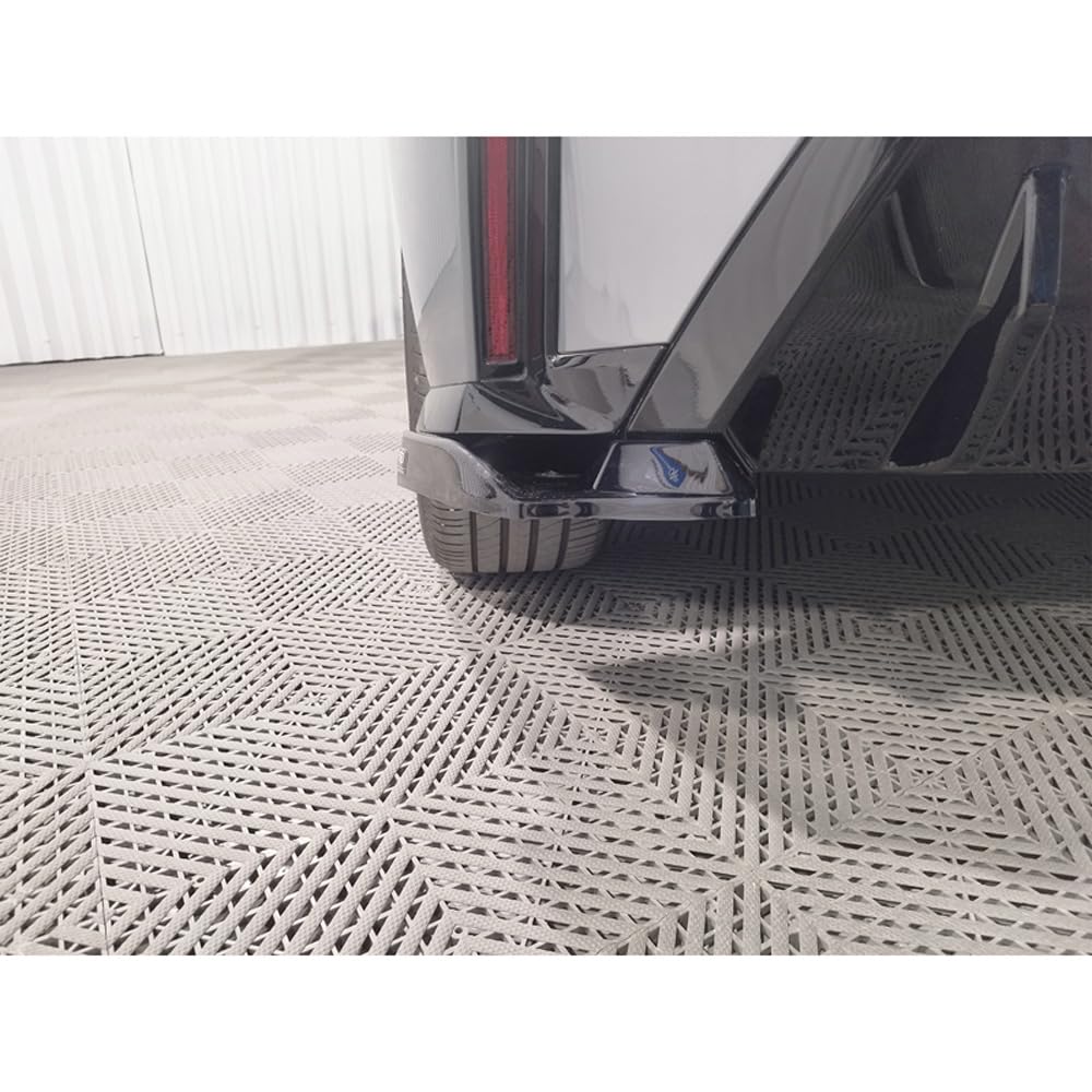 Stoßstangenschweller hinten (Ecken) kompatibel mit BMW 1er (F70) M-Sport exkl. M135 2024- (ABS Glanz schwarz)