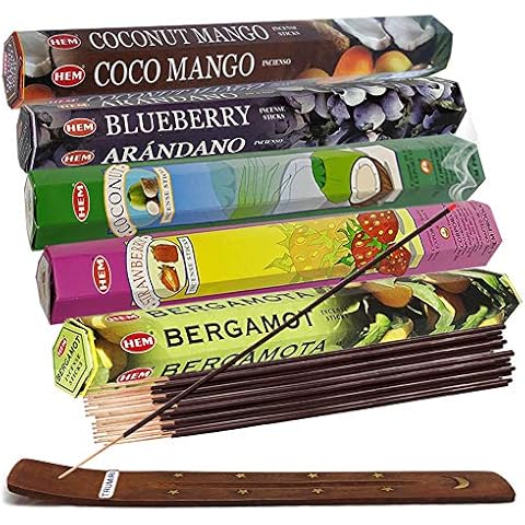 Hem Incense Sticks Variety Pack #11 And Incense Stick Holder Bundle Cover
