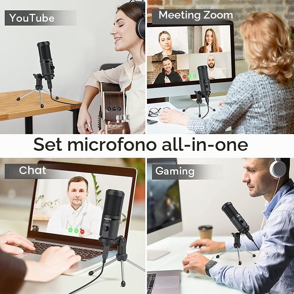 MAONO KIT MICROFONO USB PORTATILE AU-PM461TR