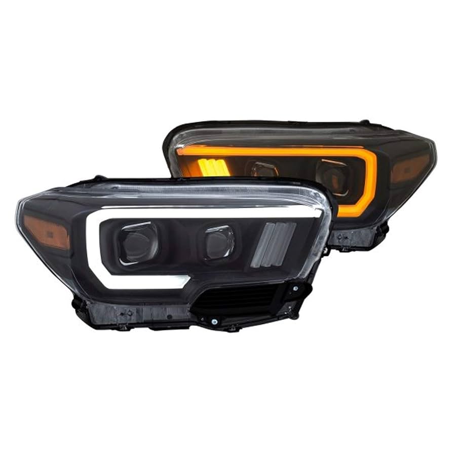 Amazon.com: Anzo USA 111397 Projector Headlight Set w/Plank