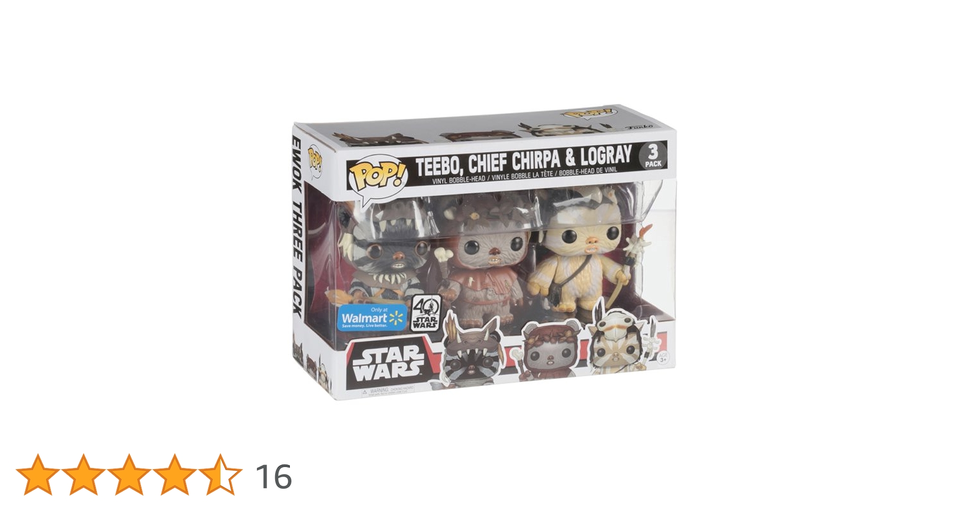 Funko POP! スター・ウォーズ ウィケット　イウォーク Amazon.com: Funko POP Star Wars: Wicket Bobble Figure : Toys
