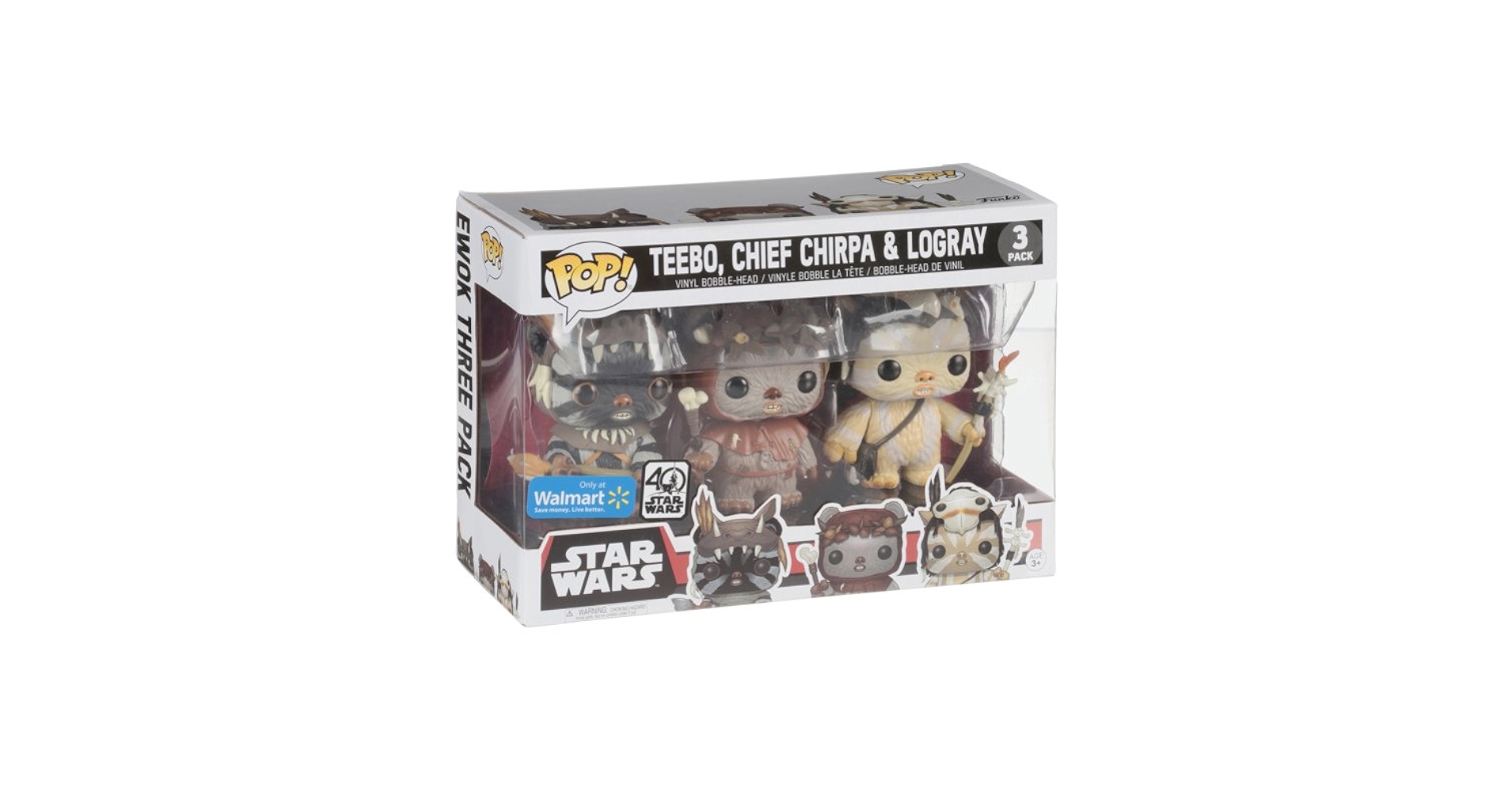 Amazon.com: Funko Pop Star Wars Ewok 3 Pack Walmart