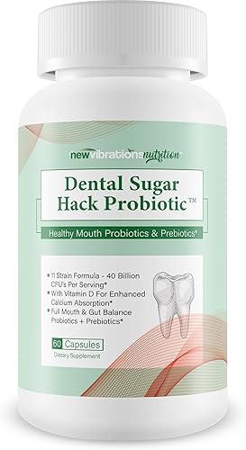 Probiótico Dental Sugar Hack - Nuestros mejores probióticos para la salud bucal - Probióticos dentales profesionales para dientes, boca, encías y