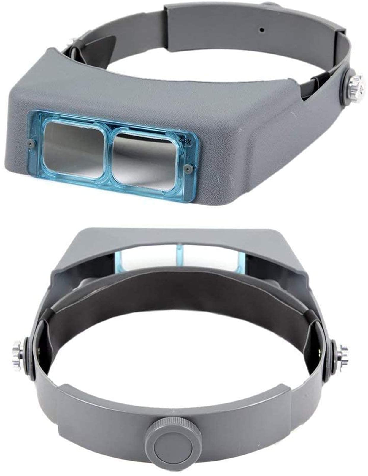 Lupa De Diadema, Lupa Digital De Mano, Lupa De Diadema con Lámpara Led para Joyeros Y Relojeros, 1.5X 2X 2.5X 3.5X, Lupa De Lectura Montada En La Cabeza, Visor De Joyería,