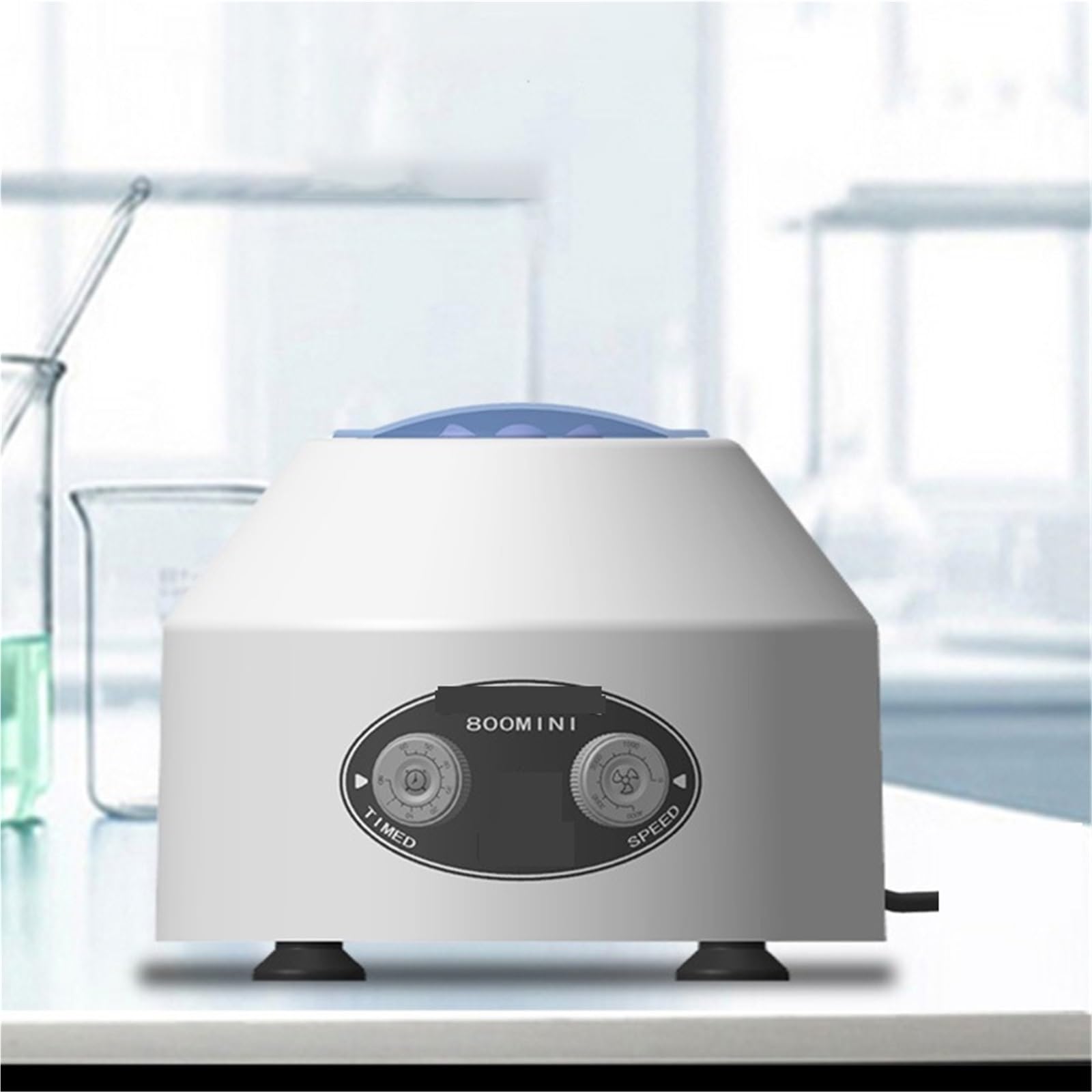Centrífuga de sobremesa de laboratorio, Centrífuga de escritorio Mini máquina centrífuga 4000rpm 1685xg máquina de práctica de laboratorio centrífuga médica de sincronización
