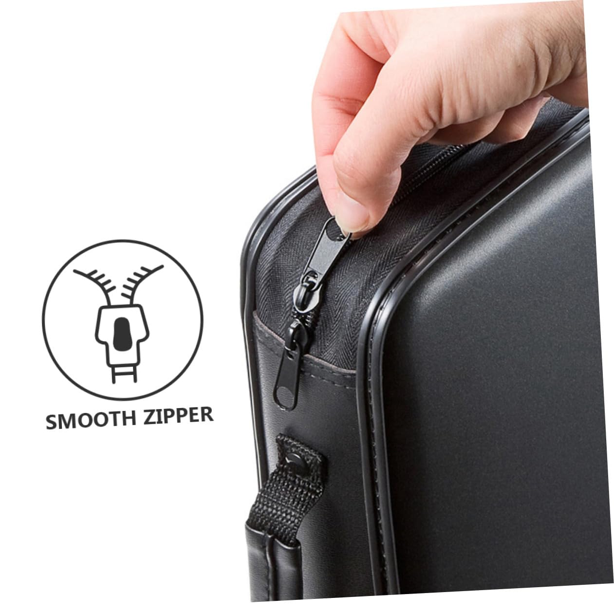 ULTECHNOVO Custodia Porta CD 160 Slot, Organizer Dvd Portatile Cerniera Resistente, Protezione da Polvere e Umidità per Casa, Auto e Viaggi