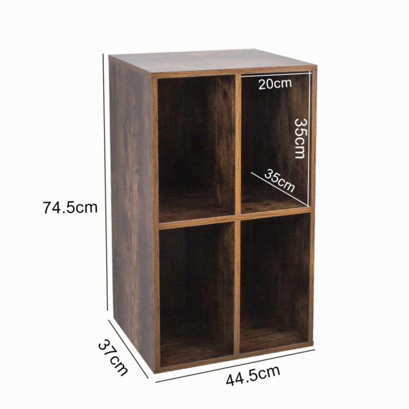 VDD Mueble para discos de vinilo lp - almacenamiento de discos lp - mueble para tocadiscos - marrón