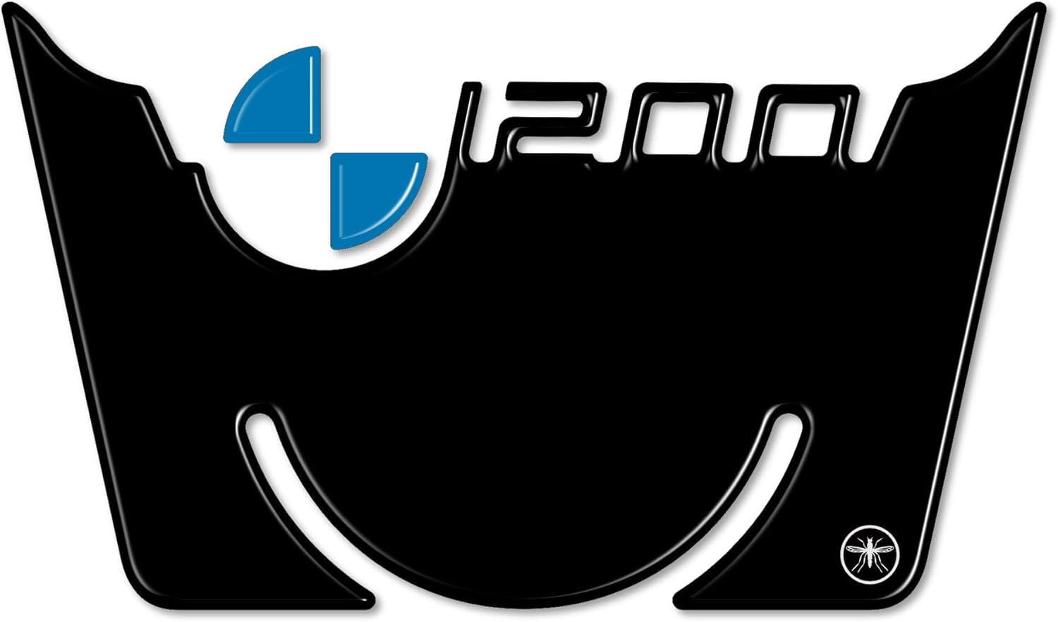 labelbike - 3D Sticker Motorcycle Fuel Tank Pad Protection and Decoration in Resin Compatible with BMW R 1200 RT