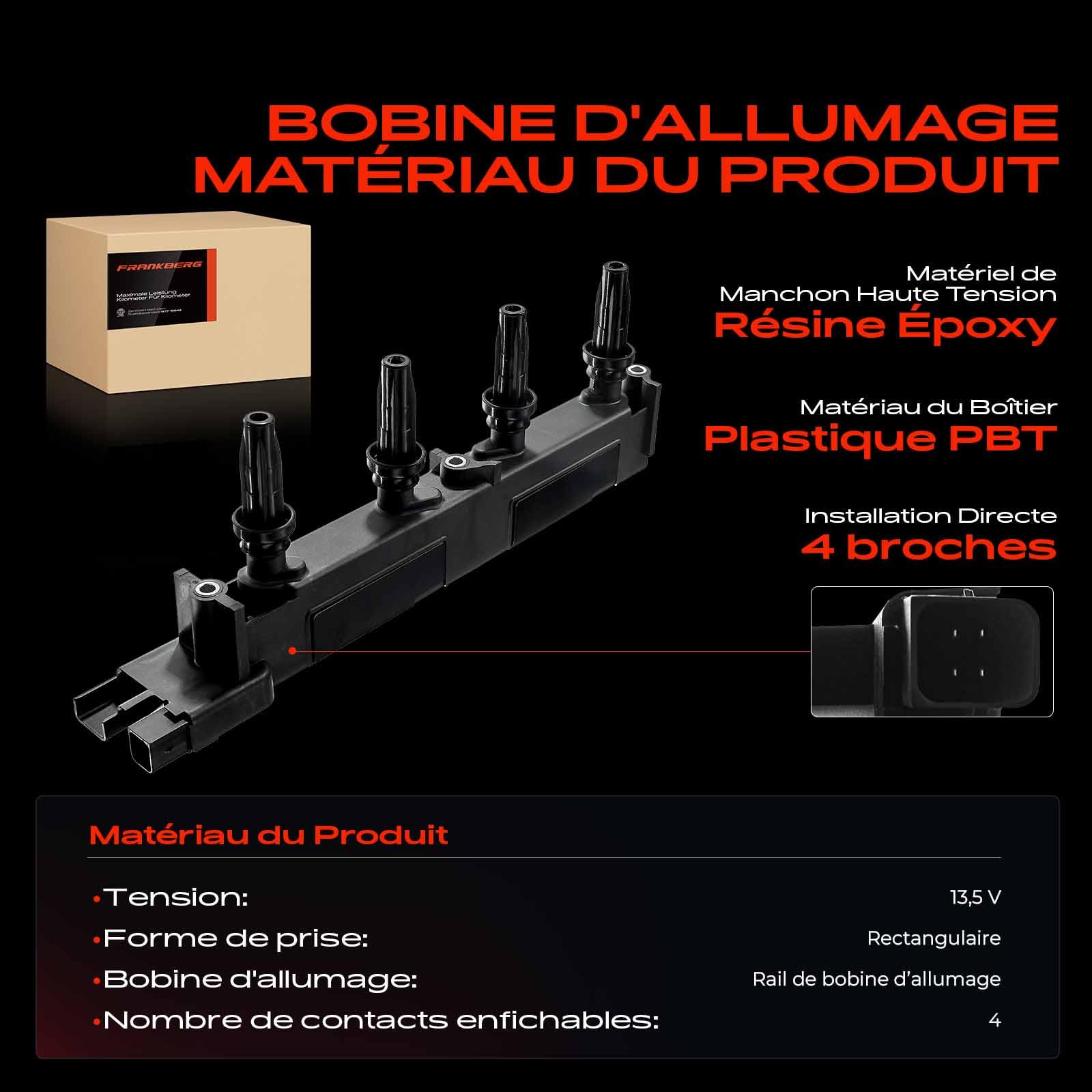Module d'allumage de bobine d'allumage compatible avec C4 C5 I C5 II C8 Jumpy Xsara Scudo Ulysse 307406407607806807206307406407 Expert 1999-2011 96341314 | Compatible avec: Xsara N1, 406 Pause 8E/F, C5 Je casse DE, 607 9D 9U, 406 8B, Xsara Picasso N68, C5