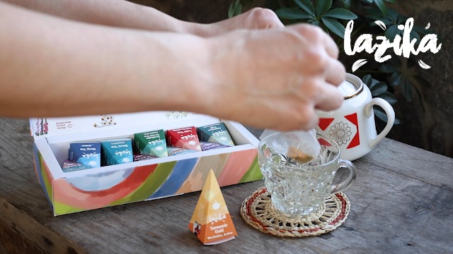 Amazon.com : Lazika Tea Sampler with Premium Presentation Box, 10