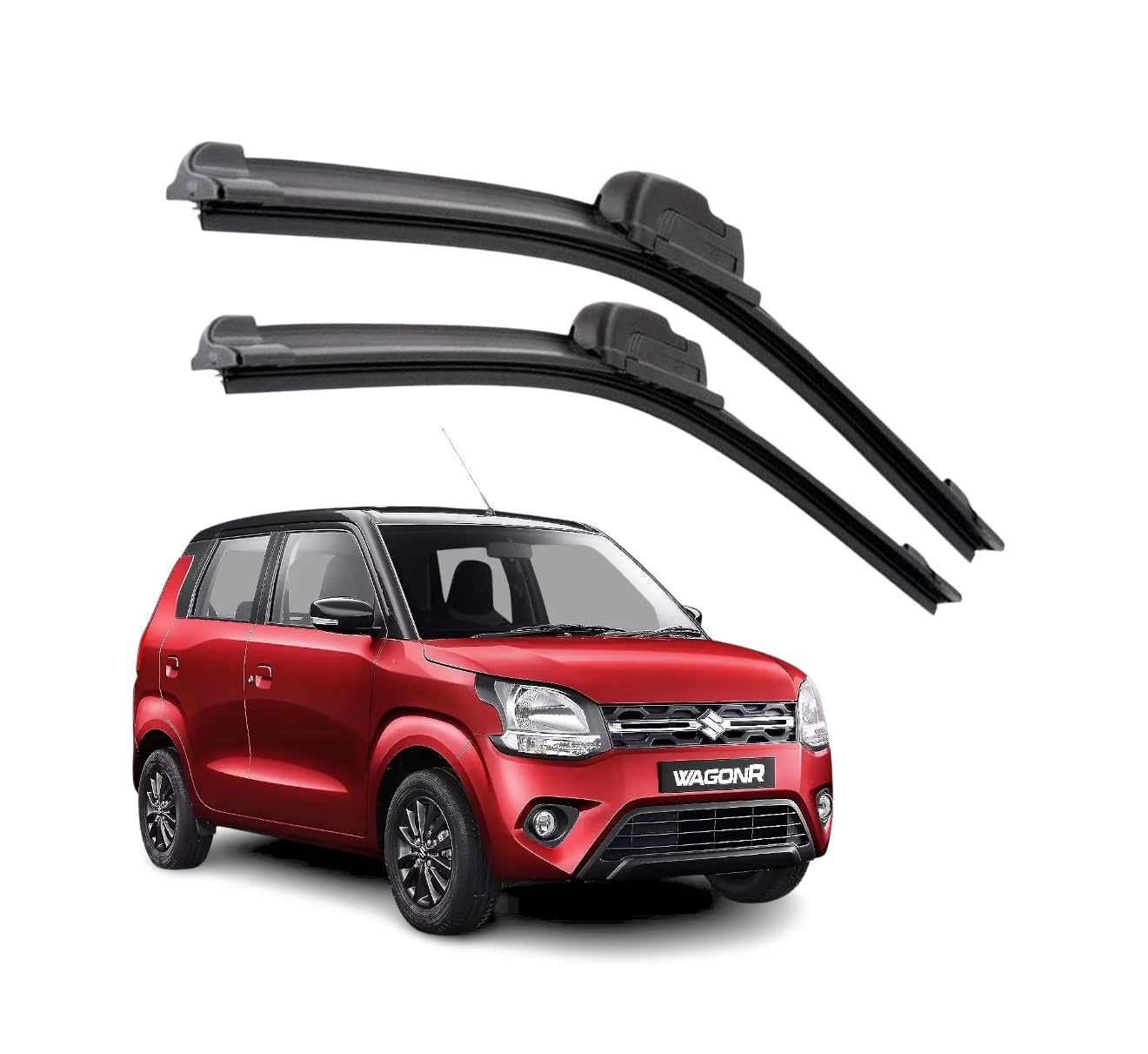 Car Windshield Wiper Blades Suitable With Maruti Wagonr 2019-26 - Set of 2Pc (D-20, P-16)-image-4