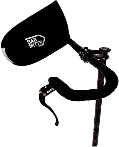 Bar Mitts Piel de vaca/cuerno de toro, negro