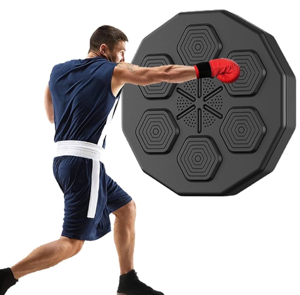 Macchina Da Boxe A LED Con Bluetooth - Bersaglio Da Parete Con Contatore Punteggio, Per Allenamento E Stress - Foto 5